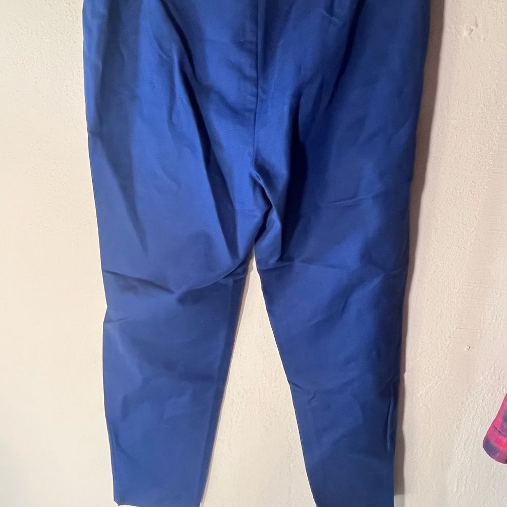 Vince Camuto  Pants Ponte Stretch  Ankle Length w Slits Royal Blue